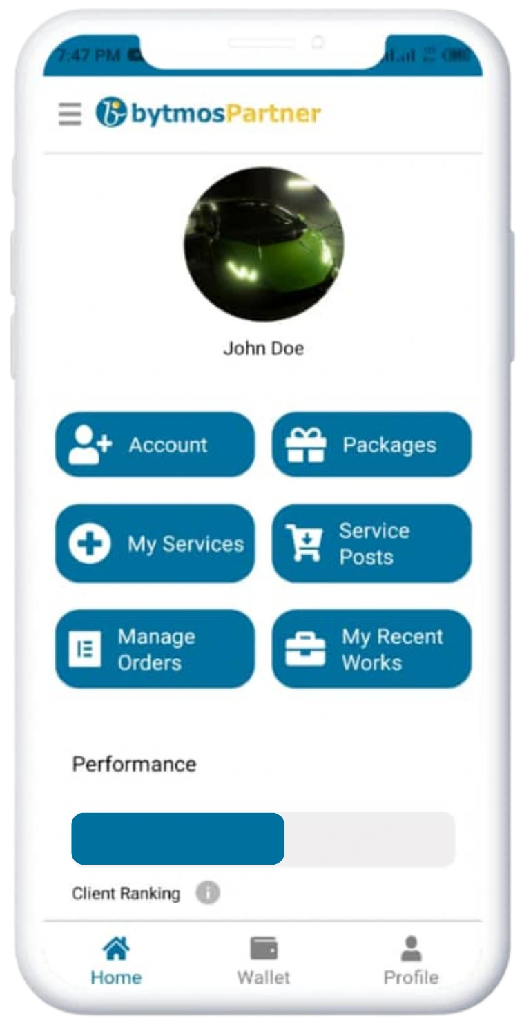 Maintain a flexible workstyle with Bytmos partner app